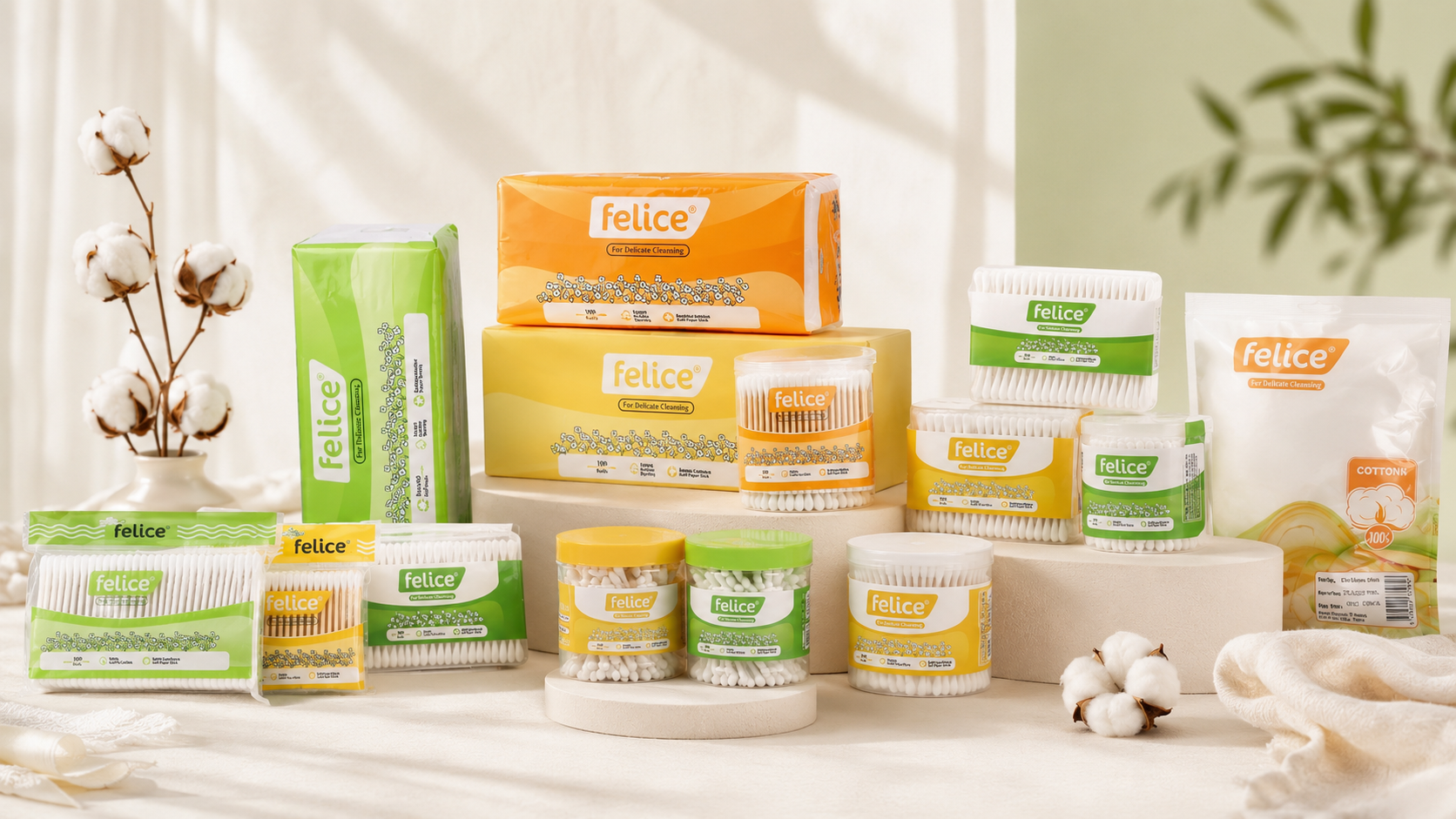 Felice hygienic cotton care products